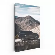 Black Dodge Durango by Mountain - Rugged Elegance