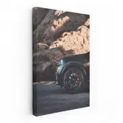 Black Dodge Durango at Mountain Base - Rugged Adventure SUV