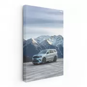 Dodge Durango with Snowy Mountains - Rugged Adventure Awaits