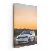 Sunset Silhouette - Dodge Durango: Rugged Elegance