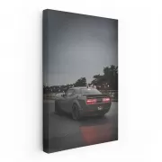 Black Dodge SRT Roams Dark City Streets - Power in Motion