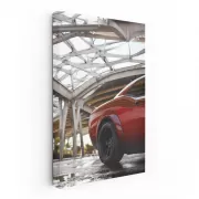 Burgundy Dodge SRT by Bridge - Bold and Powerful Ride