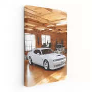 Dodge SRT Parked in Garage - Muscle Car Powerhouse