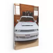 Dodge SRT Safely Parked in Garage - Powerful Performance