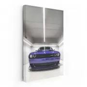 Purple Dodge SRT Parked - Bold Style and Power