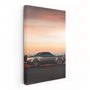 Dodge at Sunset: Cityscape Power and Elegance