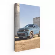 Dodge in Front of Concrete Wall - Rugged and Reliable