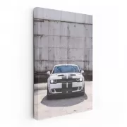 Dodge in Front of Concrete Wall - Rugged and Timeless