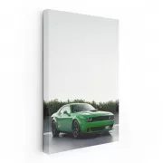 Dodge Green in Parking Lot - Eco-Friendly Style