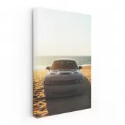 Dodge Grey Over Sea - Sleek and Powerful Design