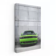 Light Green Dodge by Wall - Retro Elegance