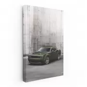 Dodge by Concrete Wall - Rugged and Reliable Ride