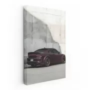 Dodge by Concrete Wall - Rugged and Reliable