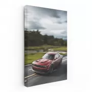 Dodge Journey on Cloudy Road - Reliable Adventure