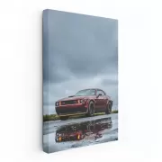 Dodge Navigating Rainy Roads - Thrilling Performance