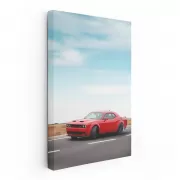 Red Dodge on Highway - 2, Bold and Daring