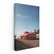 Red Dodge Cruising Road - 3: Bold and Powerful