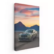 Dodge Sunset - Captivating Muscle in Motion