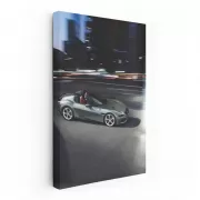 Green Ferrari 12-Cylinder Roars in Metropolis - Pure Power