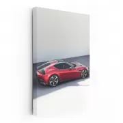 Ferrari 12-Cylinder Red Beauty Parked - Speed & Elegance