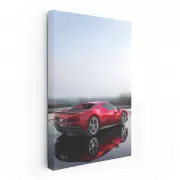 Ferrari 296 GTB in Red - Parked Beauty with Speed and Style