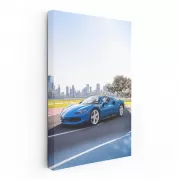 Ferrari 296 GTS with Urban Backdrop - Sleek and Sophisticated