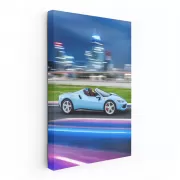 Ferrari 296 GTS in Urban Setting - Sleek City Performance