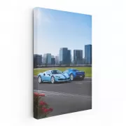 Ferrari 296 GTS in Urban Setting - Fusion of Power and Elegance