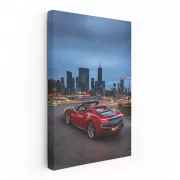 Ferrari 296 GTS in Urban Setting - Sleek and Fast Machine