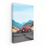 Ferrari Daytona SP3 in Red - Masterpiece in Mountains