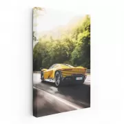 Ferrari Daytona SP3 in Yellow on Road - Speed and Style