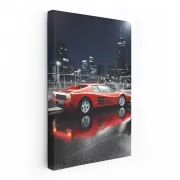 Ferrari F512 M in City at Night - Icon of Speed and Elegance