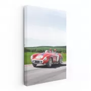 Vintage Ferrari in Natural Setting - Timeless Elegance