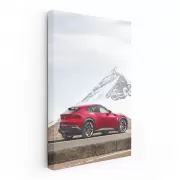 Ferrari Purosangue in Snowy Mountains - Elegance and Power