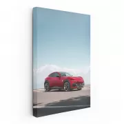 Ferrari Purosangue in Snowy Mountains - Elegant Powerhouse