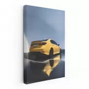 Lexus Yellow GS F Sparkles in Parking Lot - Bold Performance