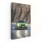 Dynamic Juicy Green BMW M3 G80 Racing Ahead in Style