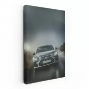 Lexus ES Enveloped in Fog - Sleek Elegance