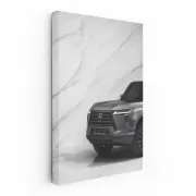 White Marble Lexus GX SUV - Elegance in Motion