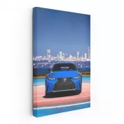 Urban Elegance: Lexus IS Amidst Cityscape - Refined Power