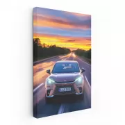 Lexus LBX Captured at Sunset - Sleek and Sophisticated