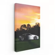 Sunset Over Lexus LC500 - Elegance and Performance