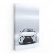 White Lexus LC500 in Parking - Elegance Meets Power