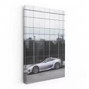 Lexus LFA in Glass Building - Symphony of Speed and Style
