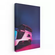 Neon Lexus LFA - Captivating Speed and Power