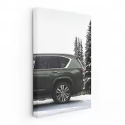 Lexus LX 600 Navigates Snowy Forest - Power Meets Elegance