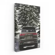 Lexus LX 600 Navigates Snowy Forest - Rugged Elegance