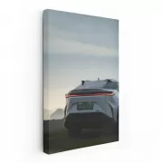 Lexus RZ with Majestic Mountains - Elegant and Powerful