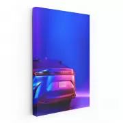 Neon Lexus RZ450e - Futuristic Electric Elegance