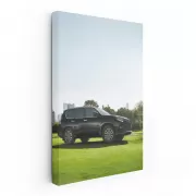 Lexus with Urban Skyline - Sleek and Sophisticated Design